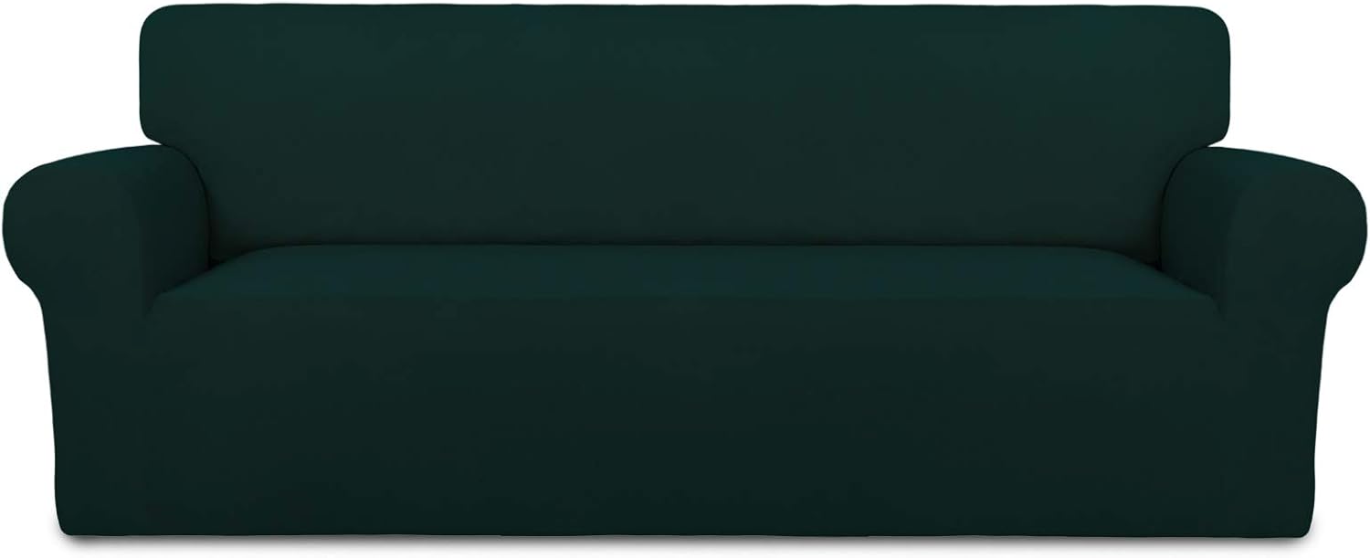 PureFit Super Stretch Sofa Slipcover for Deep Teal Couches