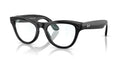 Ray-Ban Meta Skyler Shiny Black Smart AI Glasses for Men - Clear