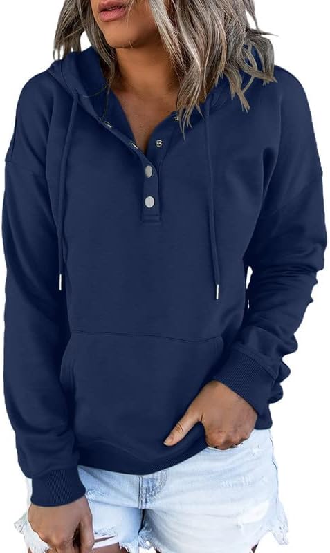Dokotoo Womens Hoodies Casual Long Sleeve Pullover Sweatshirt