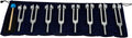 Chakra Tuning Fork Set for Healing - 8 Forks for Relaxation