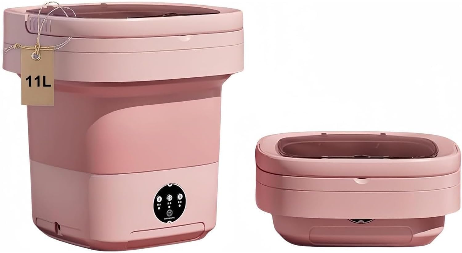 Compact Foldable Mini Washer - Deep Clean Anywhere!