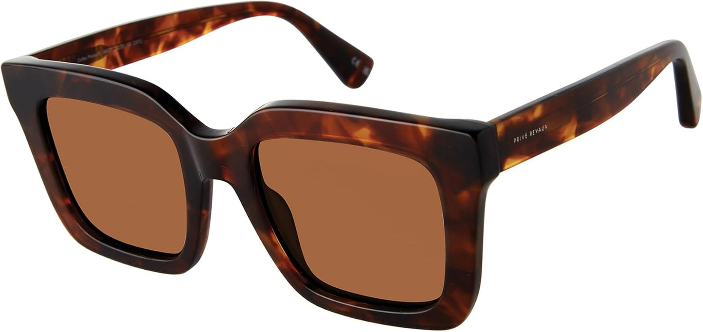 Prive Revaux Coffee Pls Sunglasses with UV Protection for Women