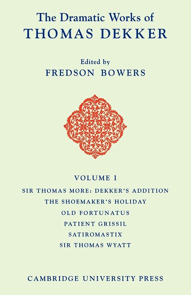 The Dramatic Works of Thomas Dekker 8 Volume Paperback Set Review