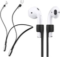Anti-Lost Silicone Sports Neck Strap for Airpods Pro - Black/White