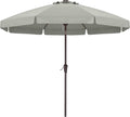 10ft Scalloped Patio Umbrella with Tilt and Crank - Stable Shade