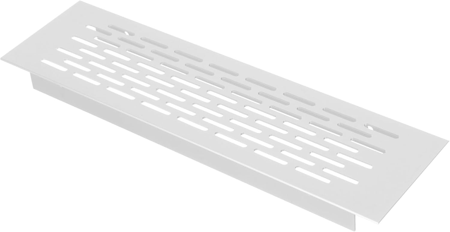 Silver Aluminum Vent Cover - Efficient Air Flow Boost