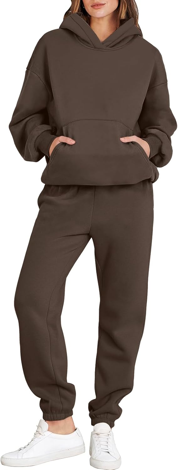 Oversized Hoodie and Jogger Set for Women - Y2K Style Tracksuit