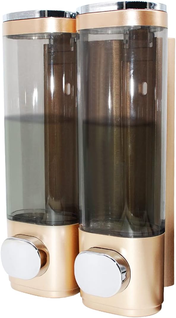 Effortless 2-Chamber Soap Dispenser - Say Goodbye to Messy Bottles!