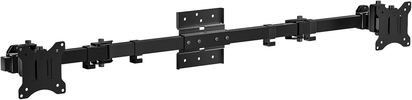 WALI Dual Monitor Wall Mount for 17 to 38 Inch Screens