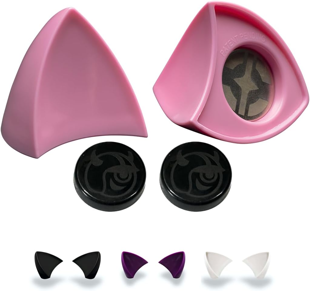 Cat Ear Helmet Flair | USA Made | Magnetic & Interchangeable