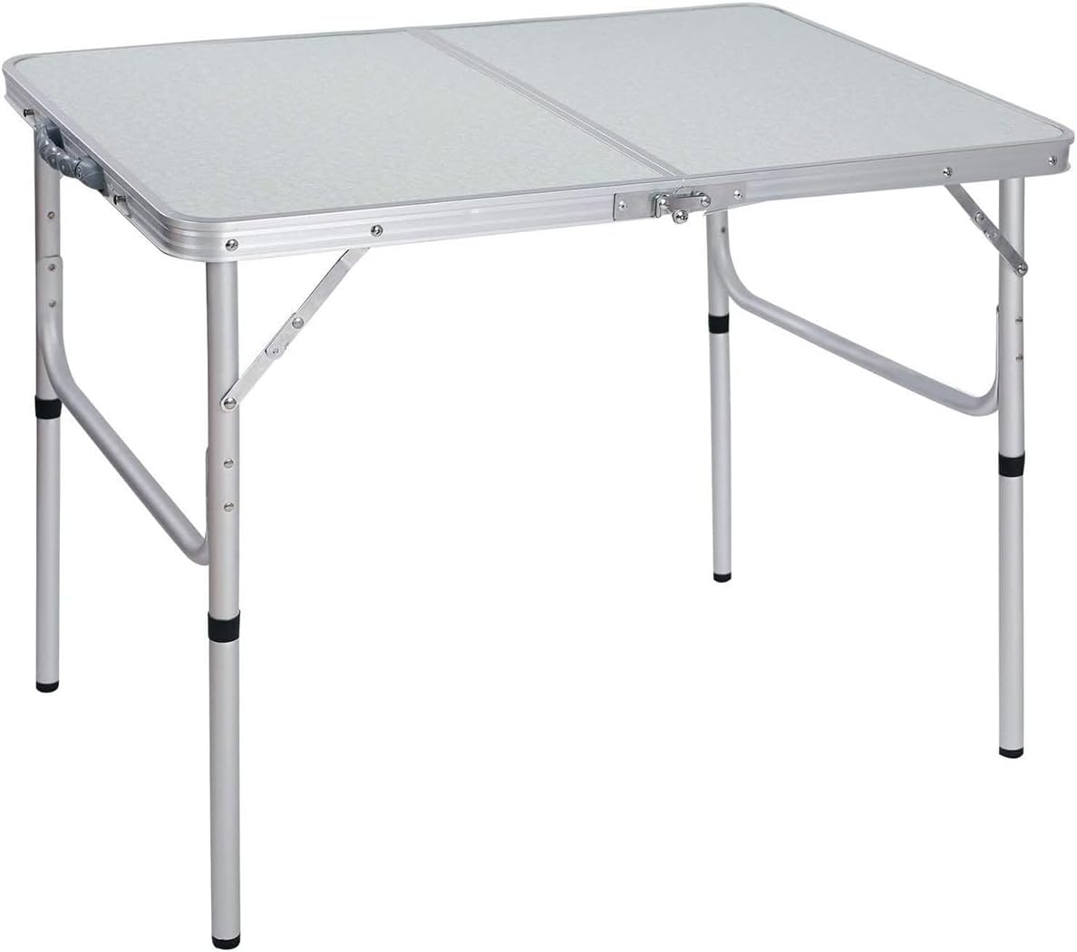 REDCAMP Folding Camping Table - Portable 3ft Adjustable Height