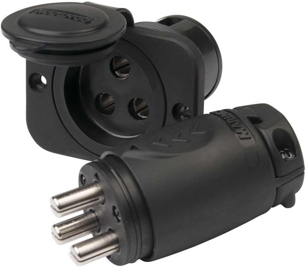 Marinco 12VCPS3 70A Trolling Motor Plug for Reliable Power