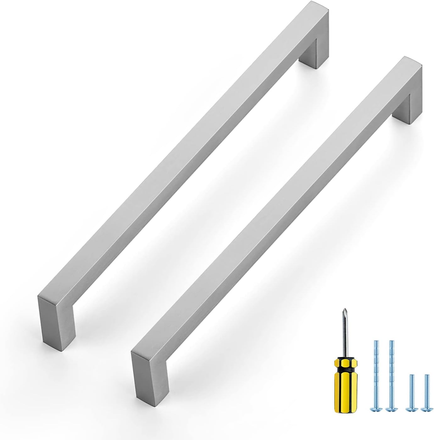 Ravinte 10 Pack Stainless Steel Cabinet Pulls for Modern Kitchens