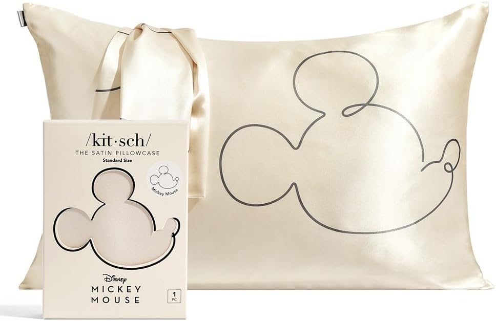 Disney Mickey Mouse Satin Pillowcase: Softer Than Silk