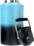 Insulated Water Bottle 1 Gallon Jug with Handle for All Day Hydration