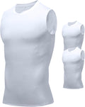 Compression Shirt Men Slimming Body Shaper Vest Crewneck - Tummy is