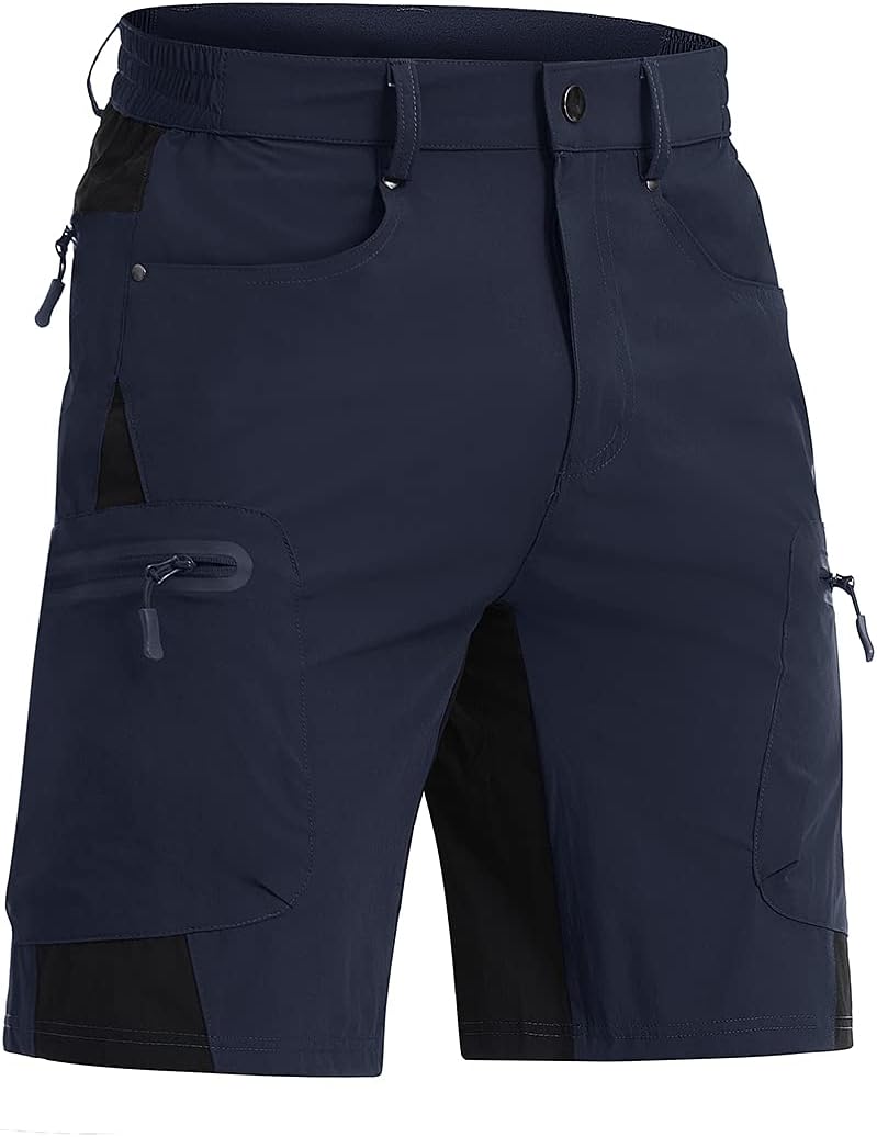 CRYSULLY Men's Hiking Cargo Shorts Lightweight Quick Dry Design