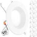Sunco 16 Pack Retrofit LED Recessed Lighting 6 in - Soft White