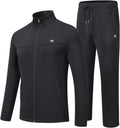 MoFiz Men's Tracksuit Set Full Zip Long Sleeve - Lightweight