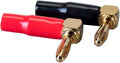 Monoprice 10 Pair Right Angle 24k Gold Plated Banana Plug Connectors