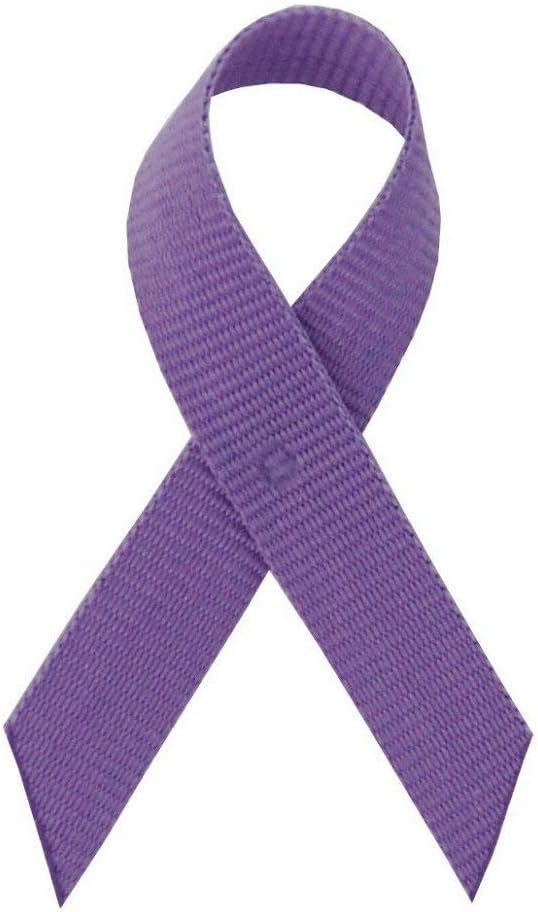 Support USA with 250 Lavender Grosgrain Awareness Ribbons