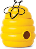 Bee Paper Clips with Magnetic Beehive Holder - Cute Desk Organizer