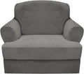 CUCRAF T Cushion Sofa Cover 2 Piece Armchair Slipcovers - Thick Velvet