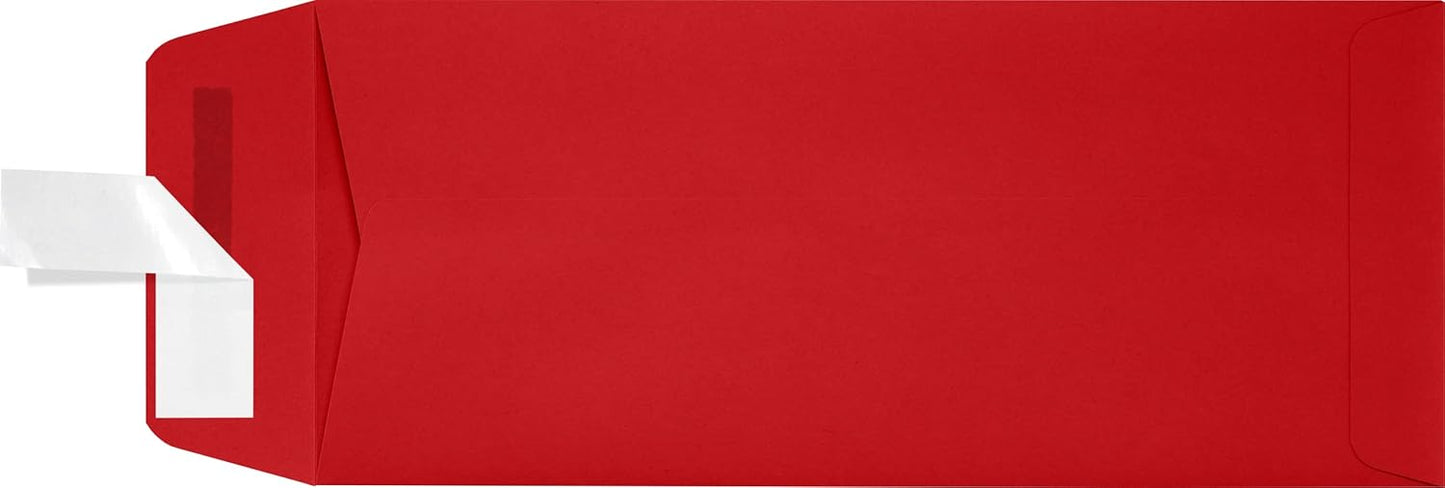 LUXPaper #10 Policy Business Envelopes in Ruby Red for All Needs