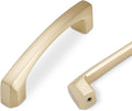 3 in (76mm) Brushed Brass Cabinet Handles 10 Pack - Solid Kitchen