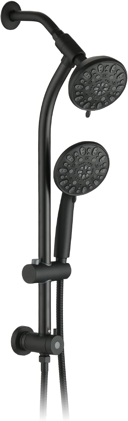 High Pressure 48-Settings Shower Head Combo Set for Luxury Spa