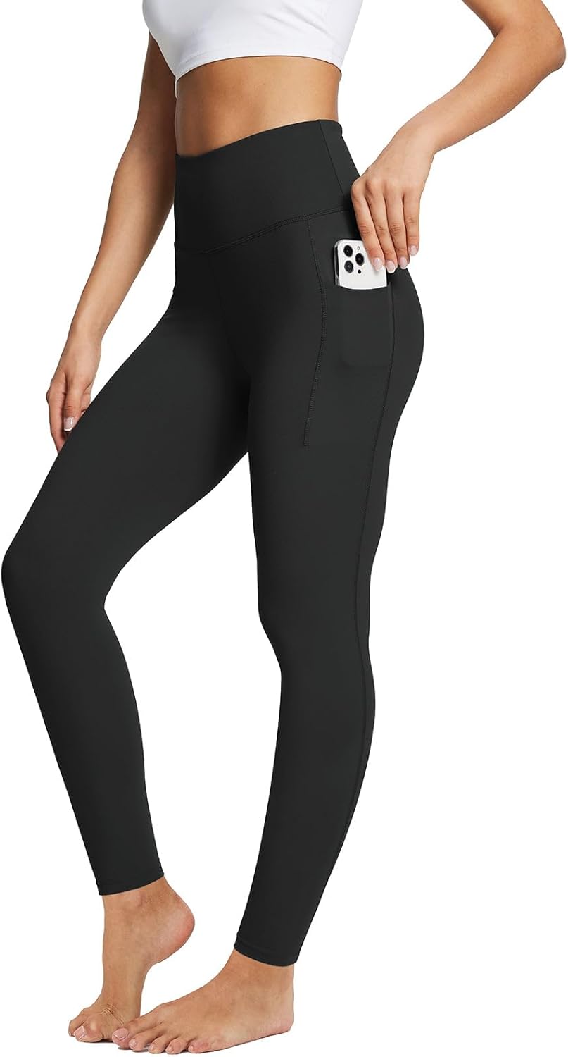 Baleaf Women's Leggings with Pockets for Workout and Yoga