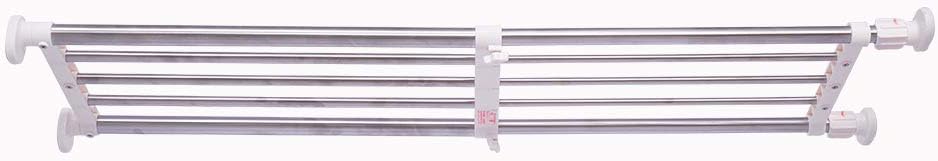 Hershii Tension Shelf Expandable Rod Closet System for Storage