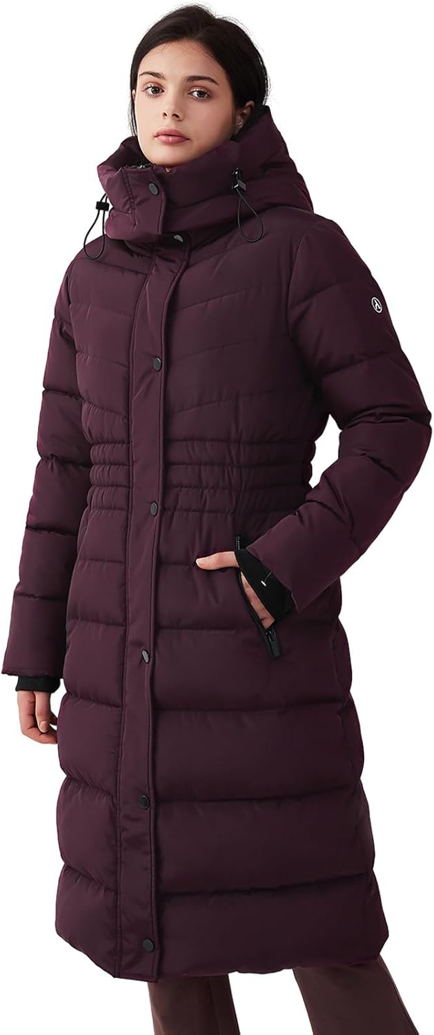 IKAZZ Women's Winter Coats: Warm Insulated Long Parka Jacket