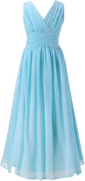 Junior Flower Girl Long Dress for Weddings and Special Parties