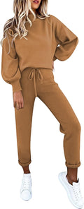 Fixmatti Women's 2 Piece Sweatsuit Set - Casual Comfort and Style