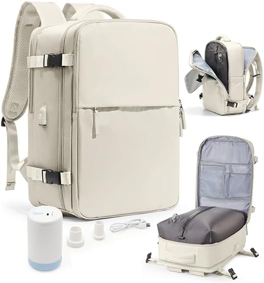 Vacuum Seal Travel Backpack with Air Pump for Easy Packing