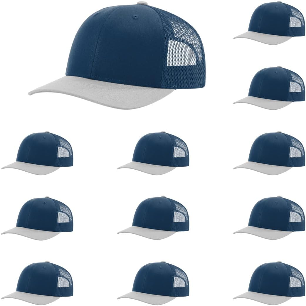 Richardson 112 Classic Six-Panel Adjustable Snapback Trucker Cap