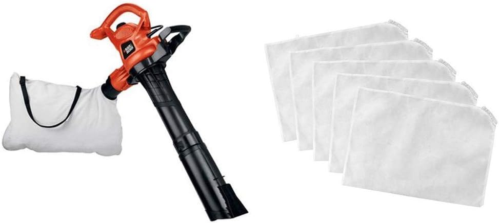 3-in-1 Electric Leaf Blower Vacuum with Disposable Bags