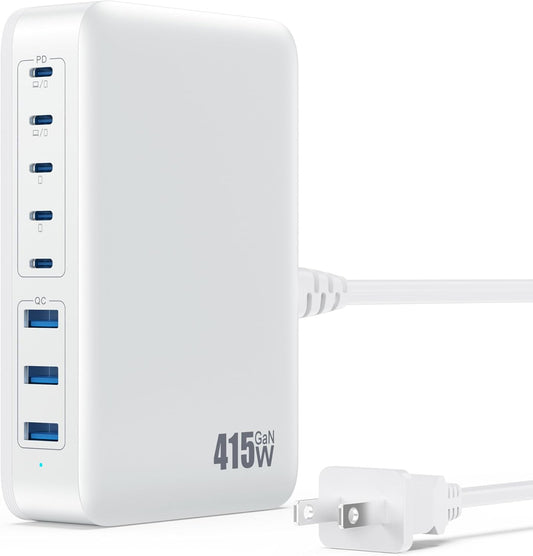 USB C Charger 415W Fast Charging Hub for Multiple Devices