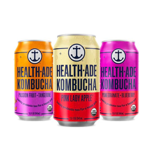 Health-Ade Organic Kombucha Tea Fruity Favorites 12-Pack