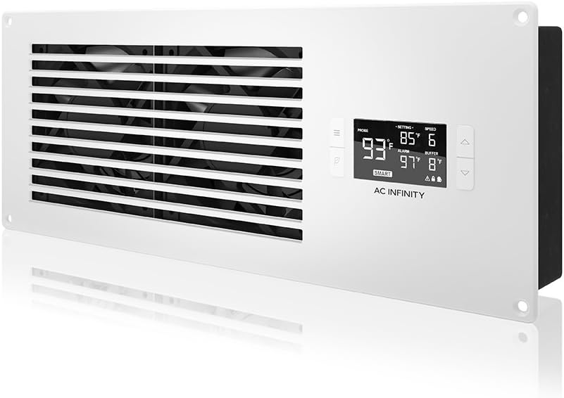 AC Infinity AIRFRAME T7: High-Airflow 17-Inch Cooling Fan for AV Equipment