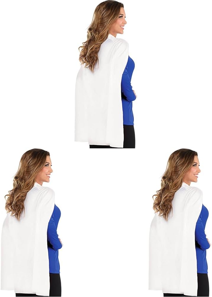 White Cape Costume for Kids and Adults - Perfect for Dress-Up