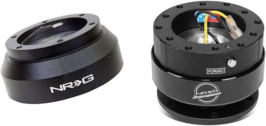 NRG Innovations Steering Wheel Quick Release Hub Adapter Bundle