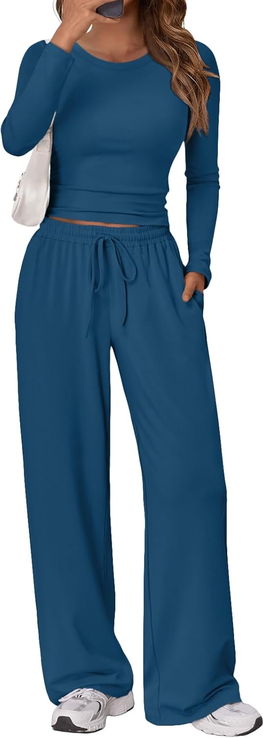 Trendy Queen Women's 2 Piece Matching Lounge Set for Comfort