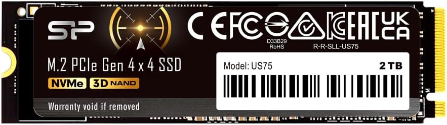 Silicon Power 2TB US75 NVMe PCIe Gen4 M.2 2280 SSD Review