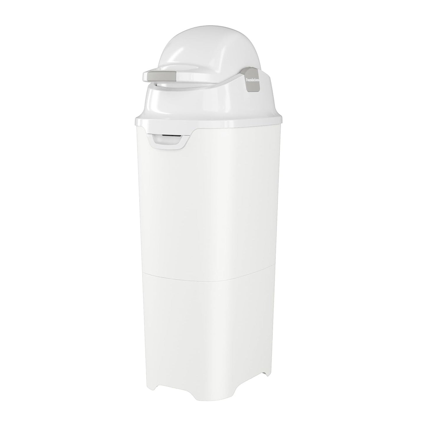 Foundations Tall Diaper Pail with Airtight Lid for Odor Control