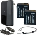 High Capacity Batteries (2 Units) with Rapid AC/DC Charger - Reliable