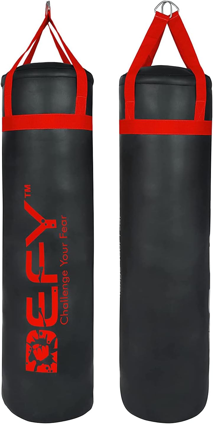 DEFY Heavy Duty Punching Bag for Boxing and Kickboxing Workouts