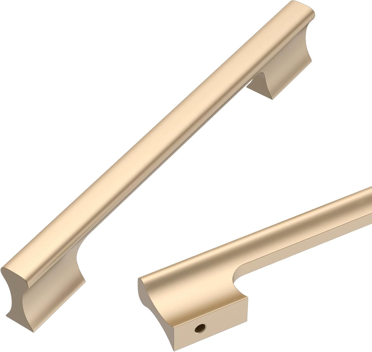 Champagne Copper Kitchen Cabinet Handles for Modern Homes
