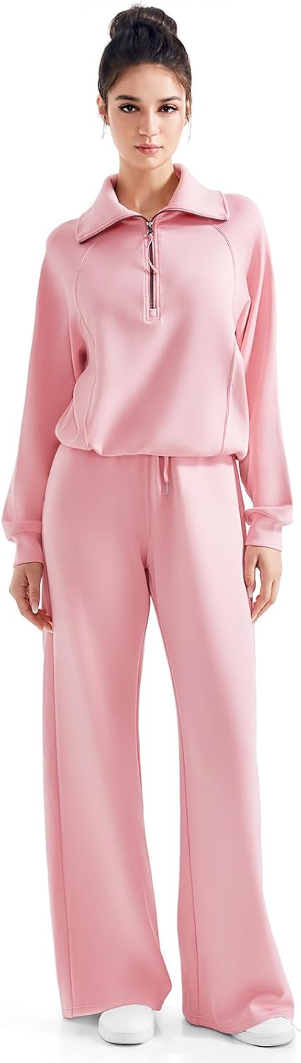 SUUKSESS Women 2 Piece Lounge Matching Set for Comfort and Style